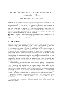 Smooth Value Functions for a Class of Nonsmooth Utility