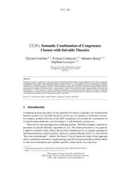 CC(X): Semantic Combination of Congruence Closure with Solvable