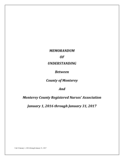 memorandum of understanding