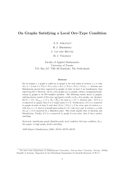On Graphs Satisfying a Local Ore-Type Condition