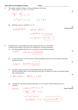 Discrete Probability Practice Name