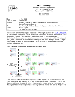 T060206-00 - DCC - LIGO Document Control Center Portal