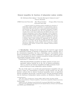 Moment inequalities for functions of independent random variables