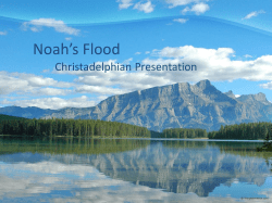presentation name - Christadelphian eJournal of Biblical Interpretation
