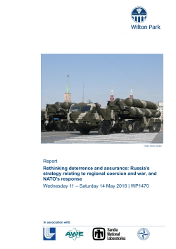 Russia`s strategy relating to regional coercion and possible war and