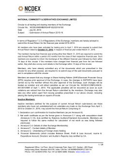 Annual Return 2015-2016