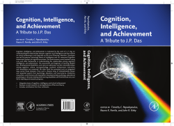 Cognition, Intelligence, and Achievement