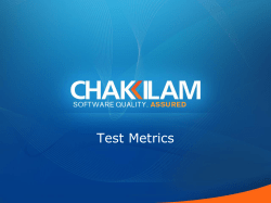 Test Metrics