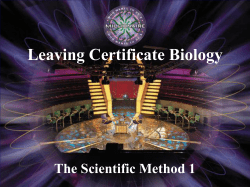 The Scientific Method WWTBAM