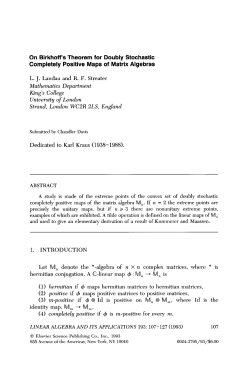 On Birkhoff`s Theorem for Doubly Stochastic