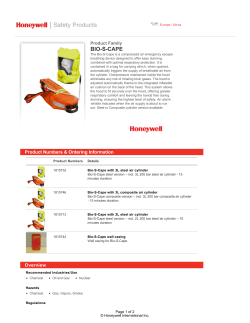 BIO-S-CAPE - Honeywell Safety Products