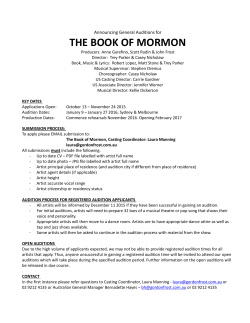 the book of mormon - Gosford Musical Society