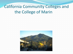 College of Marin - Tamalpais Union High School District