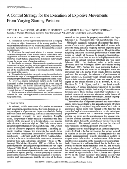 A Control Strategy for the Execution of Explosive