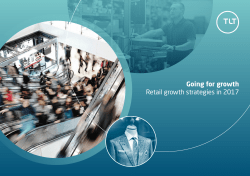 Going for growth Retail growth strategies in 2017