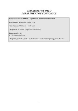 Exam - UiO