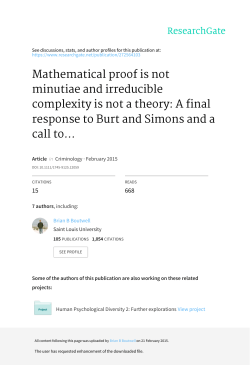 mathematical proof is not minutiae and irreducible