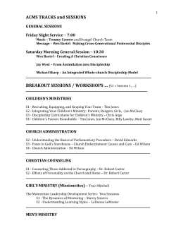 Saturday Morning General Session &ndash; 10:30