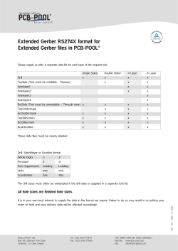 Extended Gerber RS274X format for Extended Gerber