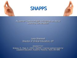 SNAPPS Powerpoint