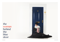 the woman behind the blue door