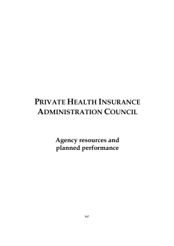 Prudential standards for the private health insurance industry