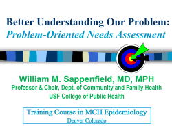Better Understanding Our Problem: Problem