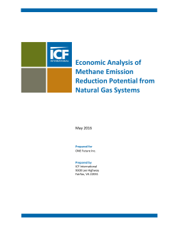 Economic Analysis of Methane Emission Reduction Potential from