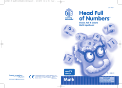 Head Full of Numbers