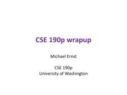 PPT - University of Washington