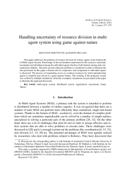 Handling uncertainty of resource division in multi - RiuNet