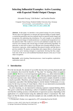Selecting Influential Examples: Active Learning with Expected Model