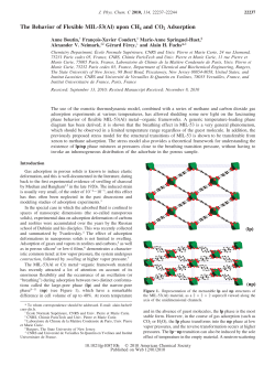 The Behavior of Flexible MIL-53(Al) - Fran&ccedil;ois