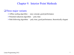 Linear Programming (Optimization)