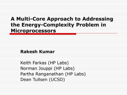Single-ISA Heterogeneous Multi