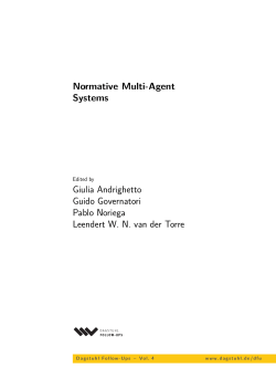 Normative Multi-Agent Systems - DROPS