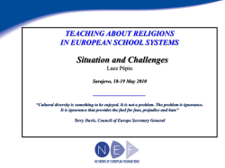teaching about religions and religious diversity