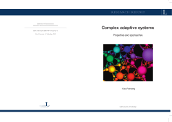 Complex adaptive systems