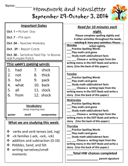 Practice Spelling Words ___ Play math card game