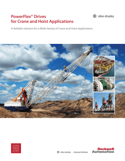 PowerFlex Drives for Crane and Hoist Applications