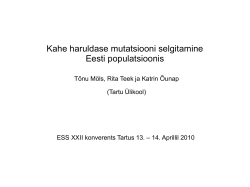 M34T - Tartu &Uuml;likool