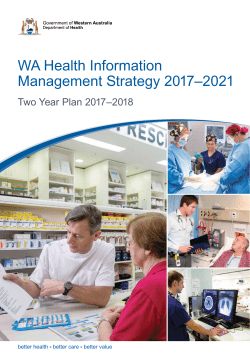 Information Management Two Year Plan 2017-2018