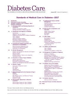 dc40s1toc 1..1 - Diabetes Care