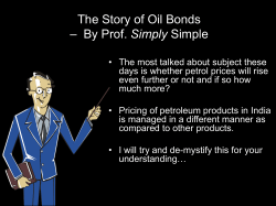 Oil Bonds