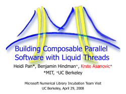 Par Lab OS and Architecture Research