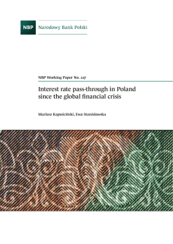 Interest rate pass-through in Poland since the global financial