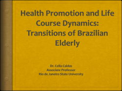 Health Promotion and Life Course Dynamics: Transitions of