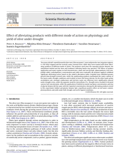 Effect of alleviating products with different mode of action on