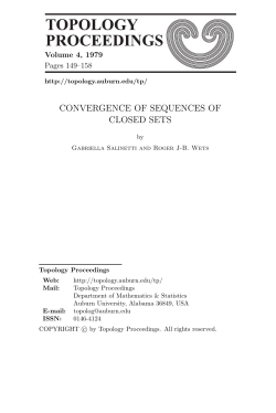 Topology Proceedings 4 (1979) pp. 149-158