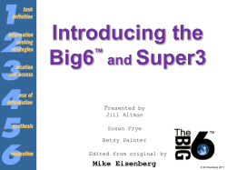 Big6 Basics Webinar - Saluda County School